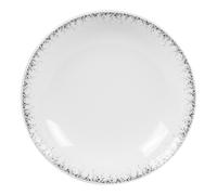 Assiette creuse Boréalis gris 20 cm (lot de 6)