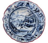 Assiette creuse DIESEL CLASSICS ON ACID ARABIAN 25 cm, bleu, porcelaine, Seletti