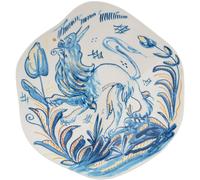 Assiette creuse DIESEL CLASSICS ON ACID LEONE 25 cm, bleu, porcelaine, Seletti