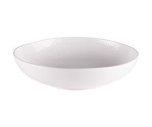 Assiette creuse Ecume 20,5 cm (lot de 6) - Table Passion - Blanc - Porcelaine Blanc G