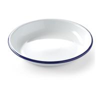 Assiette creuse, émaillée blanche, diamètre 180 mm, Hendi 621240