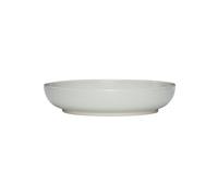 Assiette creuse en céramique sable, ronde, uni, compatible lave-vaisselle, micro-ondes, four - Hübsch, Amare - Ø23 cm H5 cm