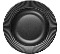 Assiette creuse LEGIO NOVA 22 cm, noir, grès, Eva Solo