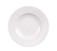 LINA Assiette Creuse en porcelaine ivoire D22.5 TABLE PASSION