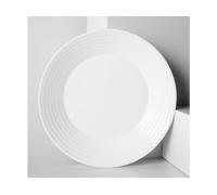 Assiette Creuse - Luminarc - Harena - Verre Trempé - 23.6 cm - Blanc