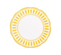 Assiette creuse Napoli jaune 22 cm (lot de 6)