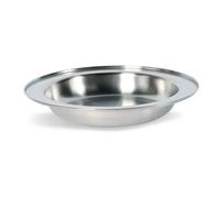 Assiette creuse plate acier inox Tatonka Argenté 24 cm