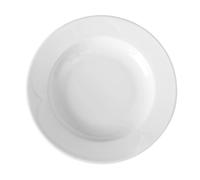Assiette creuse porcelaine blanche simple Ø220 mm Lot de 12 - Hendi