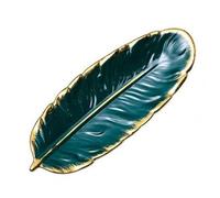 Assiette De Cuisine En Porcelaine En Forme De Plume, Offre Spéciale, Exquise, Élégante, Créative, Résistante À L'usure, Pour La Maison, 60%