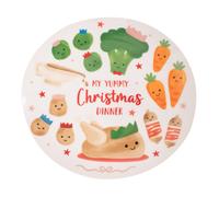 Assiette De Dîner De Noël Vaisselle 24Cm