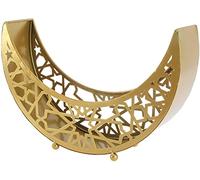 Assiette De L'Aïd, Ramadan Kareem Iron Tray Decorations Moon Star Serve Plate Eid Mubarak Gift Box Dessert Tray Craft Islam Muslim Party Festival Table Decor (D)