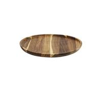 - Assiette de Présentation "Acacia" 30cm Marron