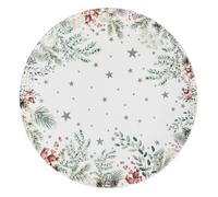 Feeric Lights & Christmas – Assiette de présentation Souffle polaire D33 cm Multicolore Ronde
