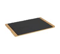 Assiette de Présentation Bambou & Ardoise 45cm Gris