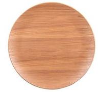 Assiette de présentation bois naturel 34 cm