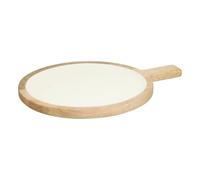 Assiette de Présentation en Bois Inaya 40cm Blanc