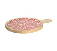 Assiette de Présentation en Bois Inaya 40cm Terracotta