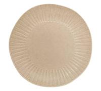Assiette de Présentation en Faïence Nyero 32cm Beige
