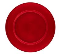 Assiette de Présentation ""Lisse"" 33cm Rouge