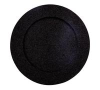 Feeric Lights et Christmas - Assiette de présentation colorama de noël d33cm Paillettes Noir