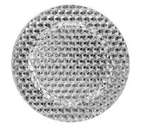 Assiette de Présentation Pixel 33cm Argent