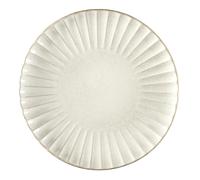 HOME DECO FACTORY Assiette de Présentation en Céramique Polyvalente Beige