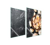 ASSIETTE DE PROTECTION EN VERRE POUR CUISINE 2x35x52 AIL