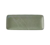 Assiette de service GREEN FADE 29,5 x 12 cm, rectangle, vert, MIJ