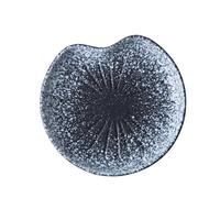 Assiette de Service pour Apéritifs Motif Feuille de Lotus en Céramique | Résistante à Chaleur, Présentation Élégante, Adaptée aux Steaks, Fêtes et Restaurants, Format pour Servir les Amuse-bouches
