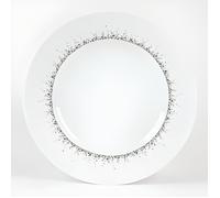 Assiette à dessert Boréalis gris 22 cm (lot de 6)