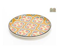 Assiette dessert Imany jaune 21 cm - 5 dont 1 offerte (lot de 6) - - Jaune - Grès