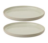 Assiette EMMA 24 cm, set de 2 pc, gris, grès, Stelton
