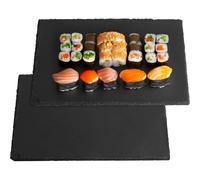 Assiette en ardoise naturelle élégante et durable