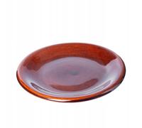 Assiette en argile KADAX avec couche de céramique, assiette plate, petite,...