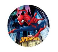 Assiette en carton pour fête - Ultimate SPIDERMAN - 20 cm - 8 pcs