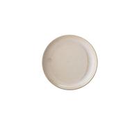 Assiette en grès beige, ronde, uni - Bloomingville, Columbine - Ø21x1 cm