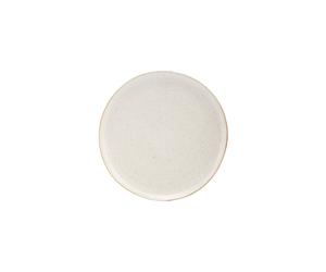 Assiette en grès gris-blanc, plate, ronde, compatible lave-vaisselle et micro-ondes - House Doctor, Pion - Ø29x4 cm