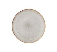 Assiette en grès gris, ronde, compatible micro-ondes et lave-vaisselle - Bloomingville, Sandrine - Ø22x2 cm