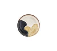 Assiette en grès multicolore, ronde, à motifs - Bloomingville, Jules - Ø22x2 cm