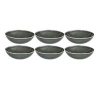 Assiette en grès vert Black Forest (Lot de 6) Assiette creuse - 19 cm
