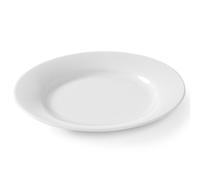 Assiette en porcelaine blanche OPTIMA, diamètre 240 mm, lot de 12 - Hendi 770870