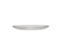 Assiette en verre transparent, ronde, taille M, à motifs - Hübsch, Fuyu - Ø20x2 cm