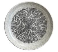Assiette KIZAMI 22 cm, gris, céramique, MIJ