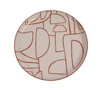 Assiette plate Ambre 26 cm (lot de 6)