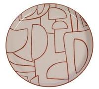 Amadeus – Assiette plate ambre 26 cm – Lot de 6