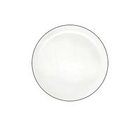 Assiette plate - Asa selection porcelaine - Blanc et noir - 26,5 cm