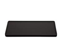 assiette plate, Assiettes à dîner divisées, assiette de contrôle du régime, assiettes, sushi, service en porcelaine, plateaux blancs 8 pouces, restaurant for la viande(Black)