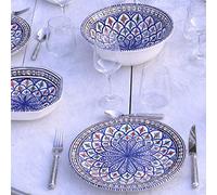 Assiette plate Bakir bleu - D 24 cm