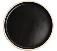 Assiette Plate Bord Droit 180 mm 6 Coloris x 6 Olympia Canvas Noir G