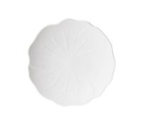 Assiette plate Dahlia blanche 27 cm (lot de 6) - Table Passion